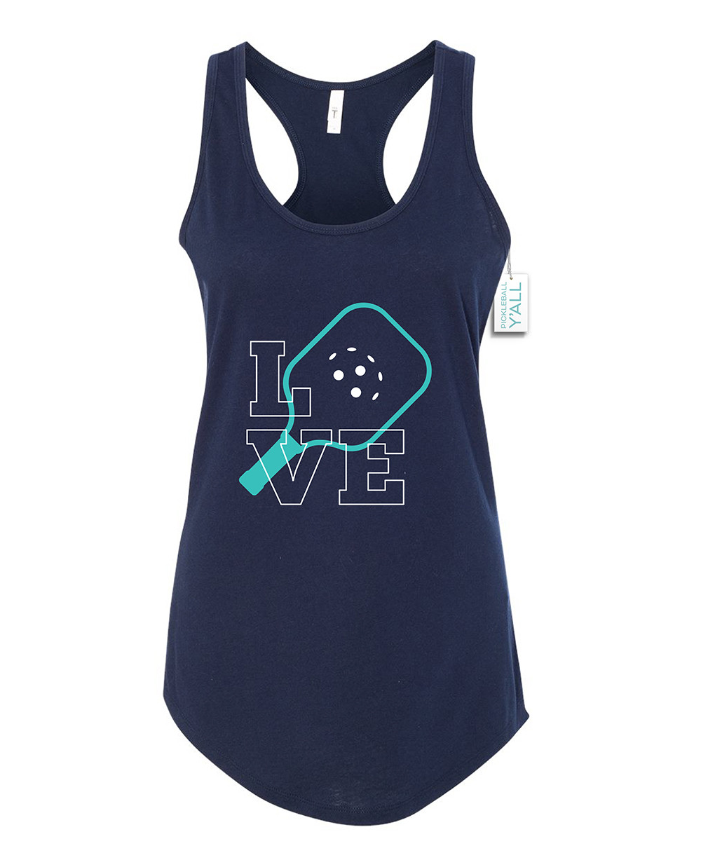 Pickleball Love Racerback Tank - PEP Pickleball | PEP Pickleball
