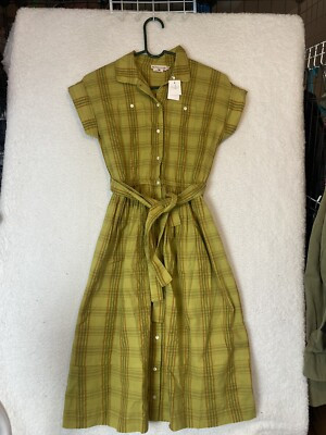 Bonpoint Girl's Dress Genereuse Plaid Size 14 Pink Multi | eBay US