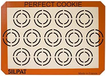 Silpat Perfect Cookie Non-Stick Silicone Baking Mat, 11-5/8" x 16-1/2" | Amazon (US)