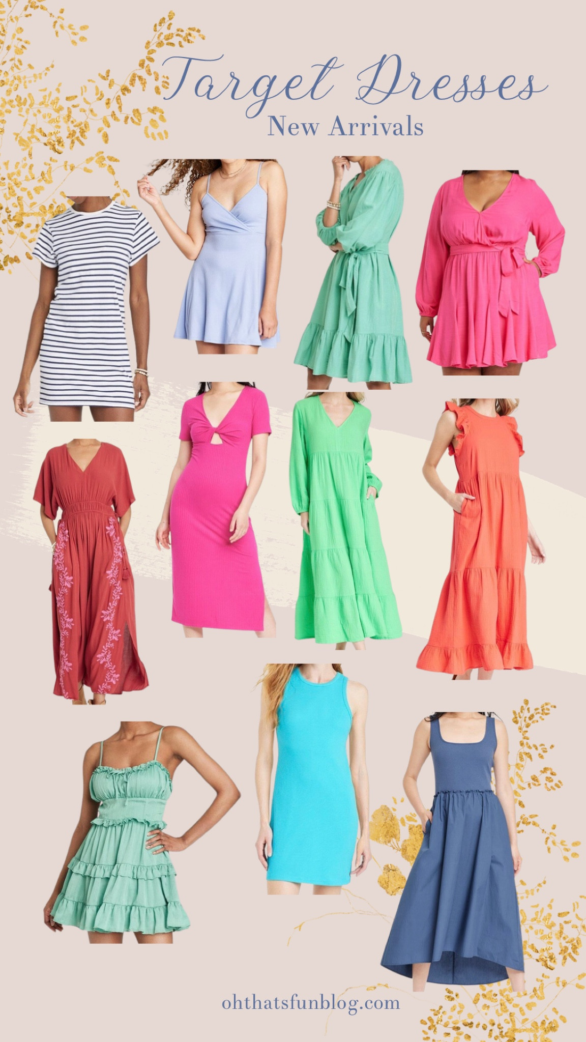 New dresses from Target to refresh your wardrobe for Spring! The pink dresses would also be so cute for Valentine’s Day! Many of these dresses - particularly the brights and shades of blue and green - are also perfect for summer and any upcoming vacations!

#dresses #target #targetfind #new #spring #summer #wardroberefresh #closetrefresh #valentinesday #vacation 

#LTKFind #LTKunder50 #LTKSeasonal