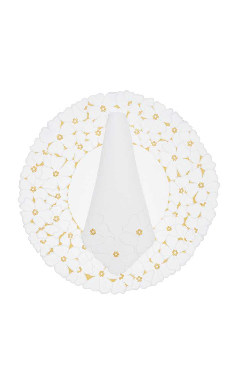 Pense Embroidered Linen Placemat And Napkin Set | Moda Operandi Global