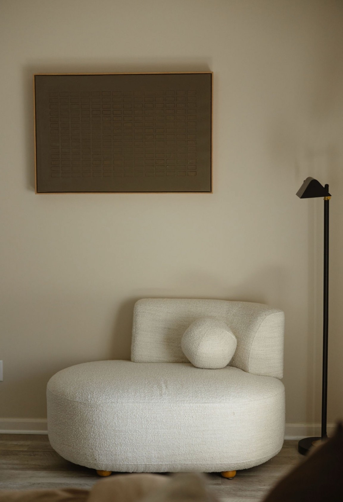 Boucle chair, loveseat, curved seat 

#LTKHome