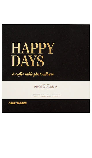 Printworks Happy Days Photo Album in Black. | Revolve Clothing (Global)