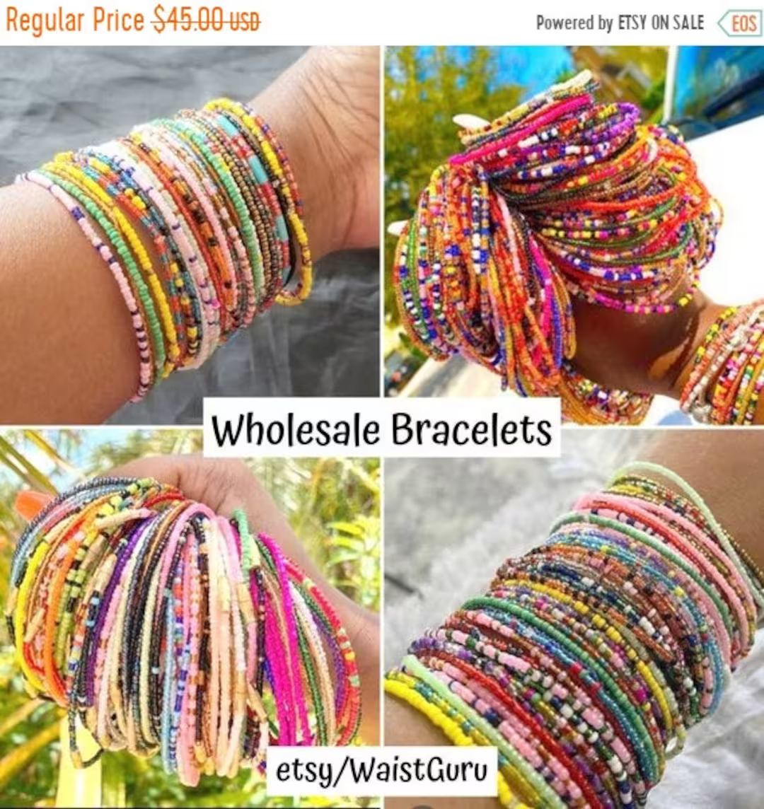 30 Boho Bracelets, GIFTS FOR WOMEN, Boho Bracelets For Women, Bohemian Boho Bracelets, Bead Brace... | Etsy (US)