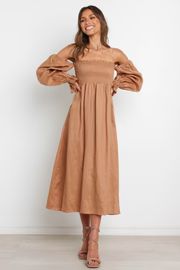 Gabriella Dress - Tan | Petal & Pup (AU)