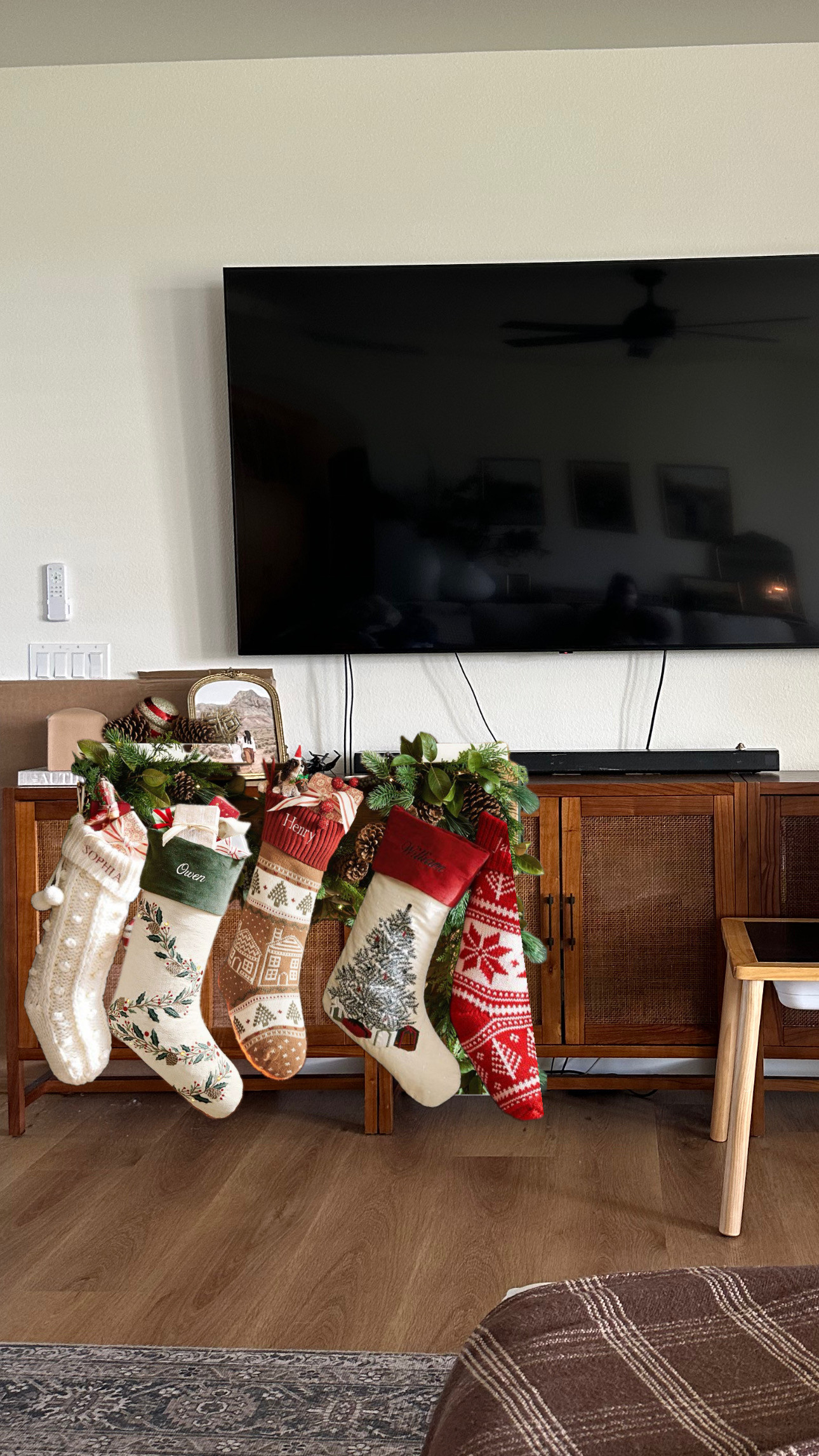 Sharing a mockup of the stockings I plan on buying from Pottery Barn! lol | Pottery Barn Christmas stockings, personalized Christmas stockings, holiday stockings inspiration, holiday home decor 

 #LTKHoliday #LTKSeasonal #LTKHome