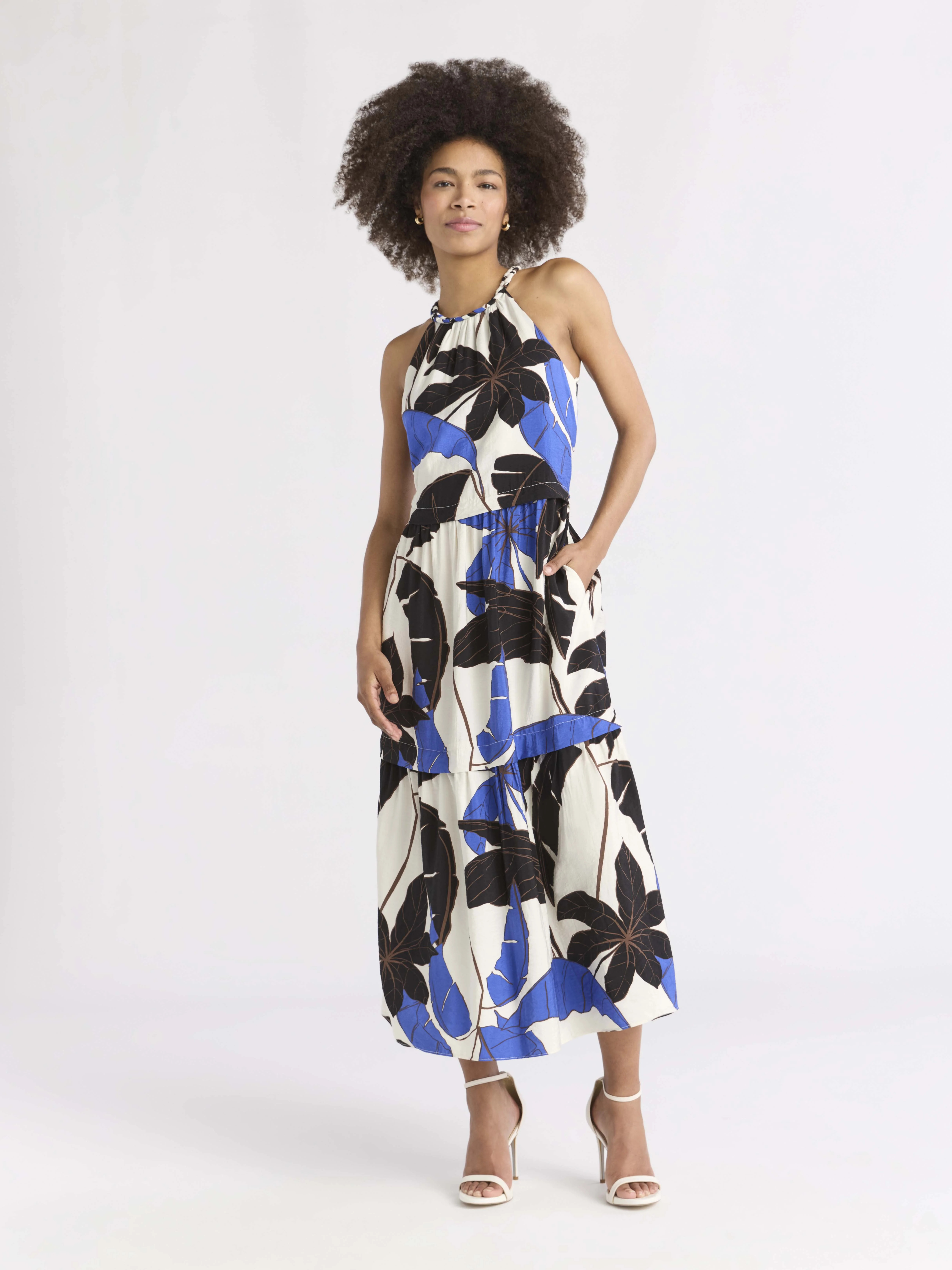 Sofia by Sofia Vergara Women's Braided Maxi Dress, Above Ankle Length, Sizes XS-XXXL | Walmart (US)