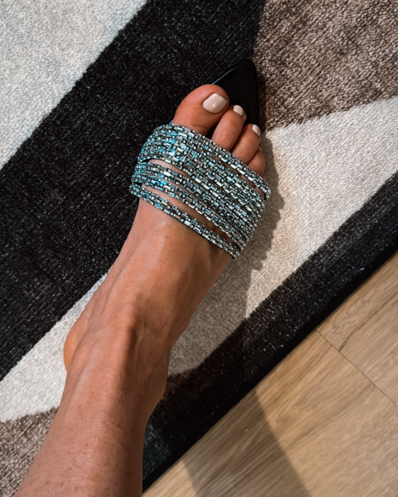 ORDERED 32 PAIRS OF WEDDING GUEST FLATS THAT WERE UNDER $50 AND THESE ARE THE BEST ✌️TWO 

+ A 3RD PLACE CONTENDER BUT FOR SUMMER, not wedding guest or a super nice event dress — but cauuuute with YEANS! #LTKSEASONAL #LTKFALL 

Okay! Let’s get these sandals, girls. I ordered a ton of flat sandal options, and these are my favorite wedding guest/formal event flats & linked all the ones in the top 10 in case one fits your needs.  based on:
1.) Aesthetic 
2.) Comfort
3.). Price 
4.) Right Sizing options 
5.) Run TTS is a +

Option 1:
These checked every single box, in that order, except for ONE. 1️⃣ they don’t run TTS. 

But who the heck cares when they have THESE BABIES for every single formal outfit   

These will also be sooooo fire 🔥 with a pair of barrel / semi-wide leg or boot cut jeans, rolled up to the calf, with a tight black top and a neutral blazer (with the gold) 

The black & silver would be fire with black jeans or light blue/washed jeans rolled up to calf (ideally ripped jeans to bring out the sexy casual vision) with a tight white top, (a good push up bra) and a black blazer or long cardigan. 😍😍😍😍🙌🙌🙌🙌🙌

You’re welcome, I just created 3️⃣ perfect working woman outfits for June-end of Sept (no blazer during summer), that are so low cost and not a formal wedding! 🥳🥂💕🙌
***
Option #1 was my absolute FAVORITE hands down, but I am obsessed with black and a contrast and mixing metals. So I wanted these to contrast with my big gold jewelry (photographed and linked what I could). 

—For both option 1 & 2: Order 1/2 to 1 size up (9.5 worked for me and I’m a 9). 
***
Option 2: Soooo sexy. Absolutely deadly. Would go so well with summer and early fall outfits and with dresses or rompers. I love the darkness of the gold — for once the gold is not YELLOW YUCK 🤮 these are a must have. 
***
Option 3: I liked because of the clear strap and the adjustable ankle cuff with gold and pearl. I love gold and pearl it’s so classy. 
—Runs pretty big. I landed an 8 so I’d size 1 size down! 
***
Linking the new rug/pad in the pics. FAV EVER from the brand! 

Xoxo 💋,
CeCe 🙏🙌🥂💕👰🤵💒💍🤵‍♀️

#LTKShoeCrush #LTKFindsUnder50 #LTKParties