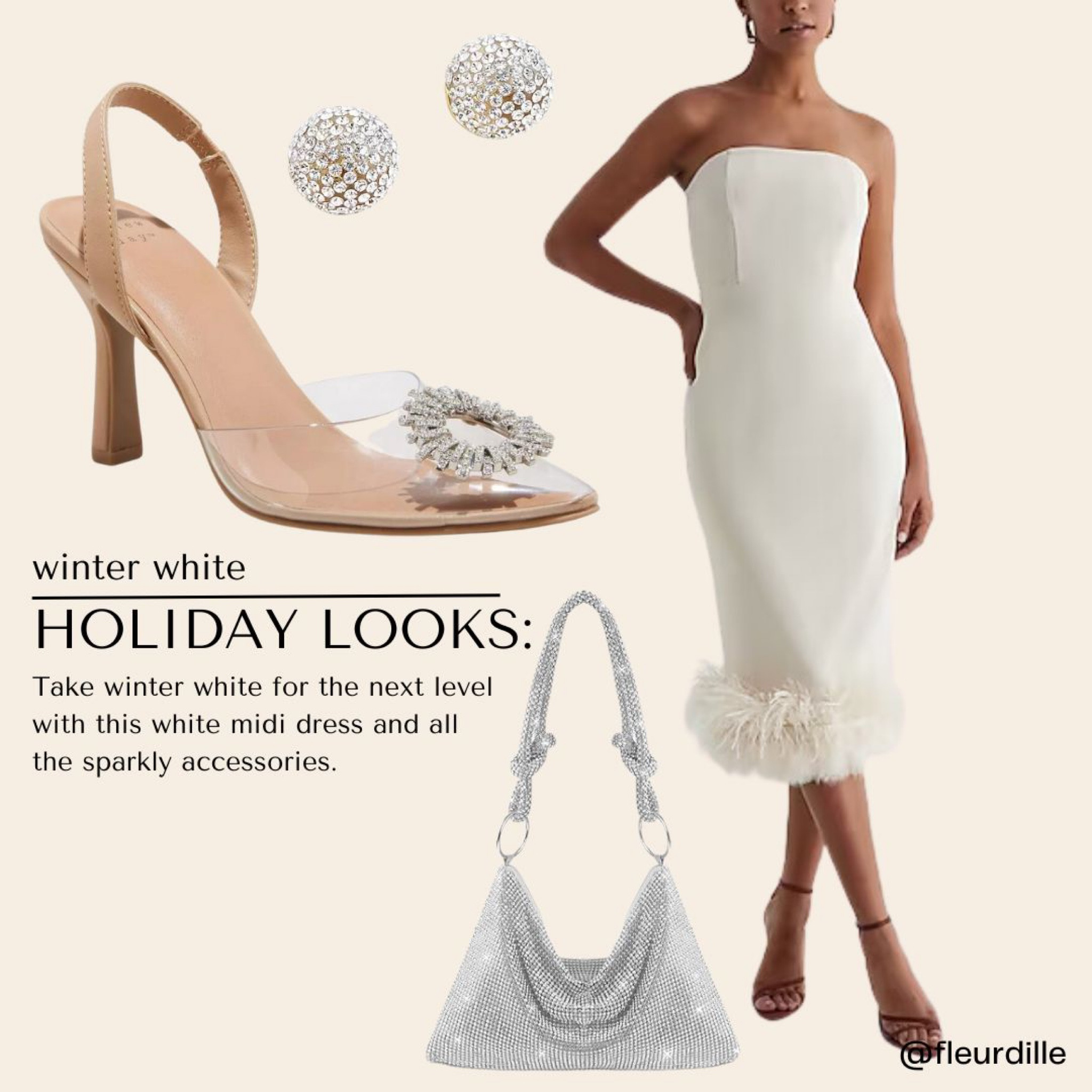 Silver and white for a classic winter white look!

#LTKHoliday #LTKparties #LTKSeasonal