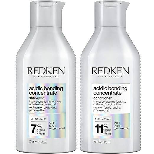 Redken Acidic Bonding Concentrate Shampoo & Conditioner Set For Damaged and All Hair Types - Repa... | Amazon (US)