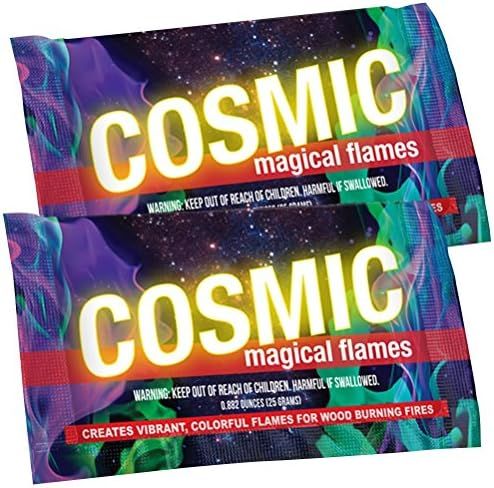 Magical Flames Cosmic Creates Vibrant, Colorful Flames for Woodburning Fires! (25) | Amazon (US)