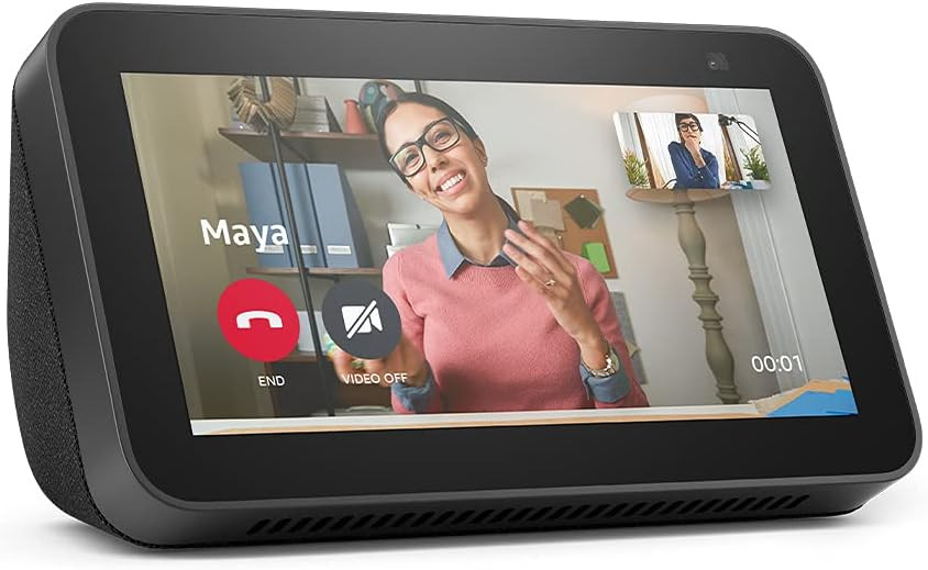 Echo Show 5 (2nd Gen, 2021 release) | Smart display with Alexa and 2 MP camera | Charcoal | Amazon (US)