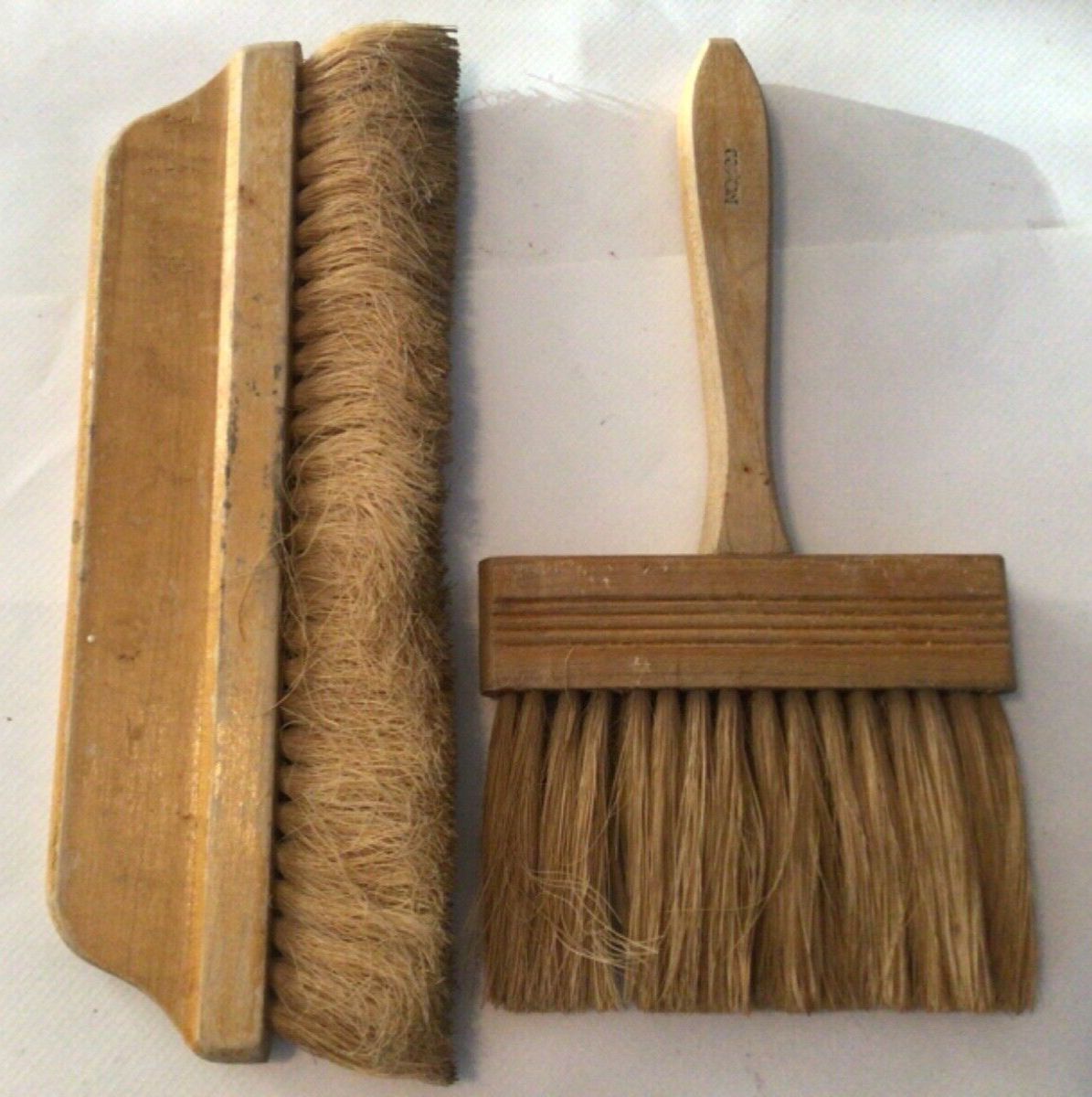 2 Vintage Wallpaper Brushes Smoothing  & Handle Paste Brush | eBay US