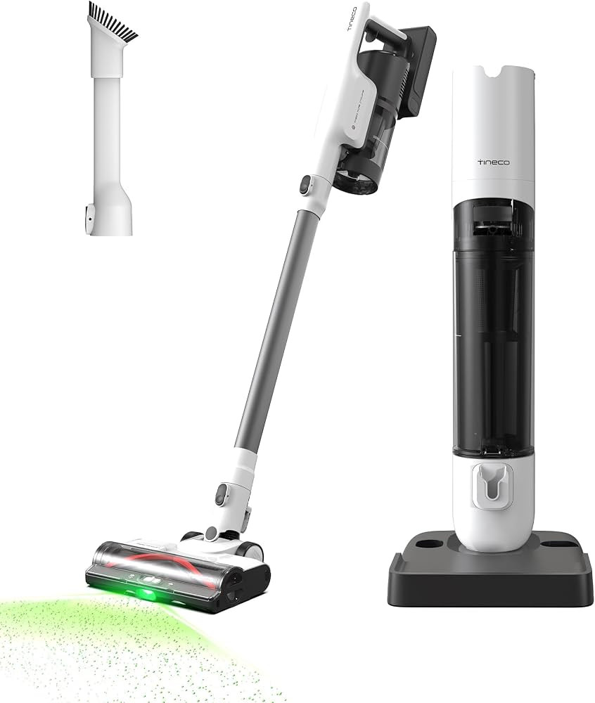 Tineco Pure ONE Station 5 Cordless Smart Vacuum with 2.5L Auto Dust Base, Full-Path Self-Cleaning... | Amazon (US)