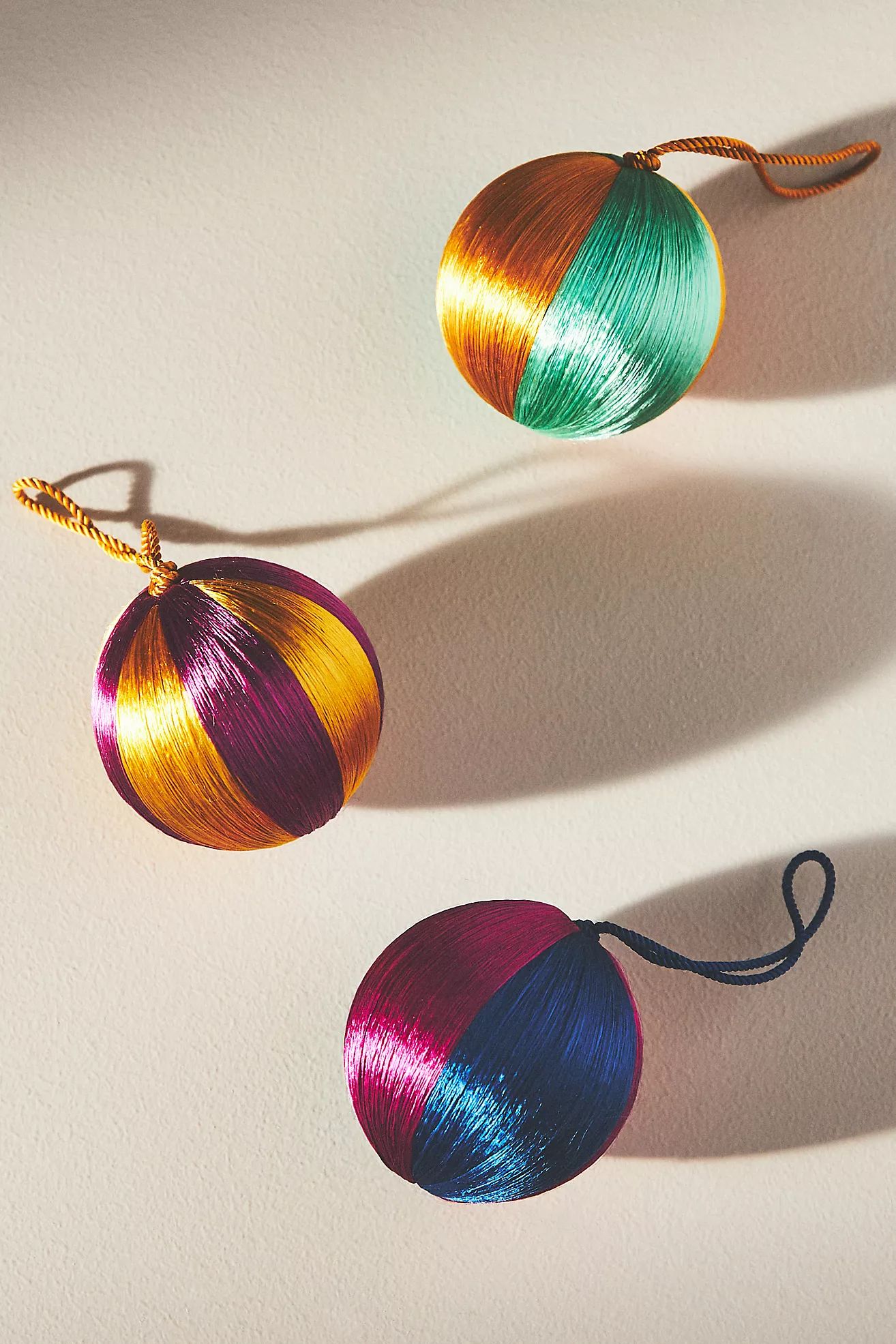 Striped Ball Ornament | Anthropologie (US)