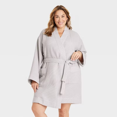 Women's Waffle Short Robe - Auden™ | Target