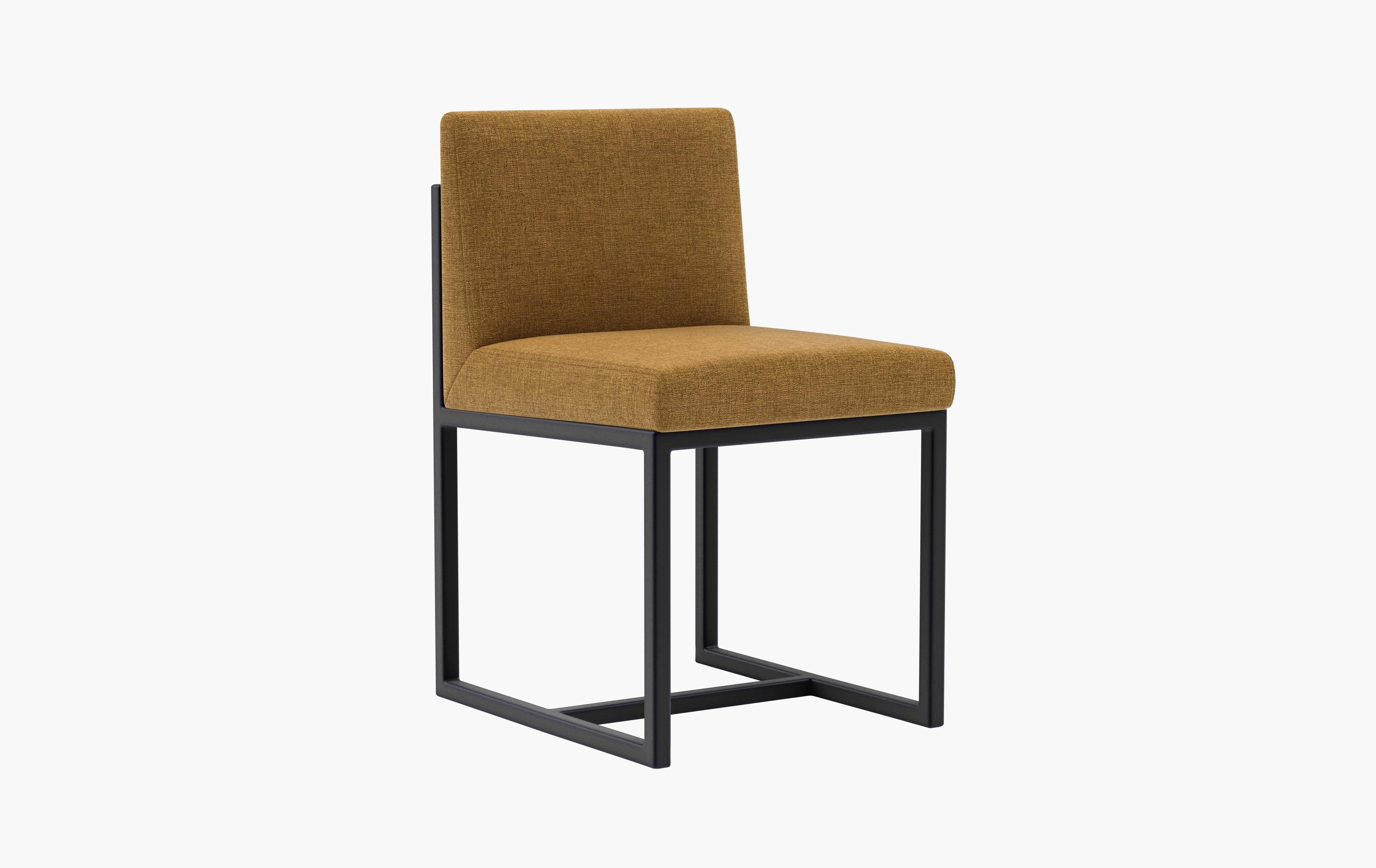 Graham Metal Framed Upholstered Chair | Interior Define