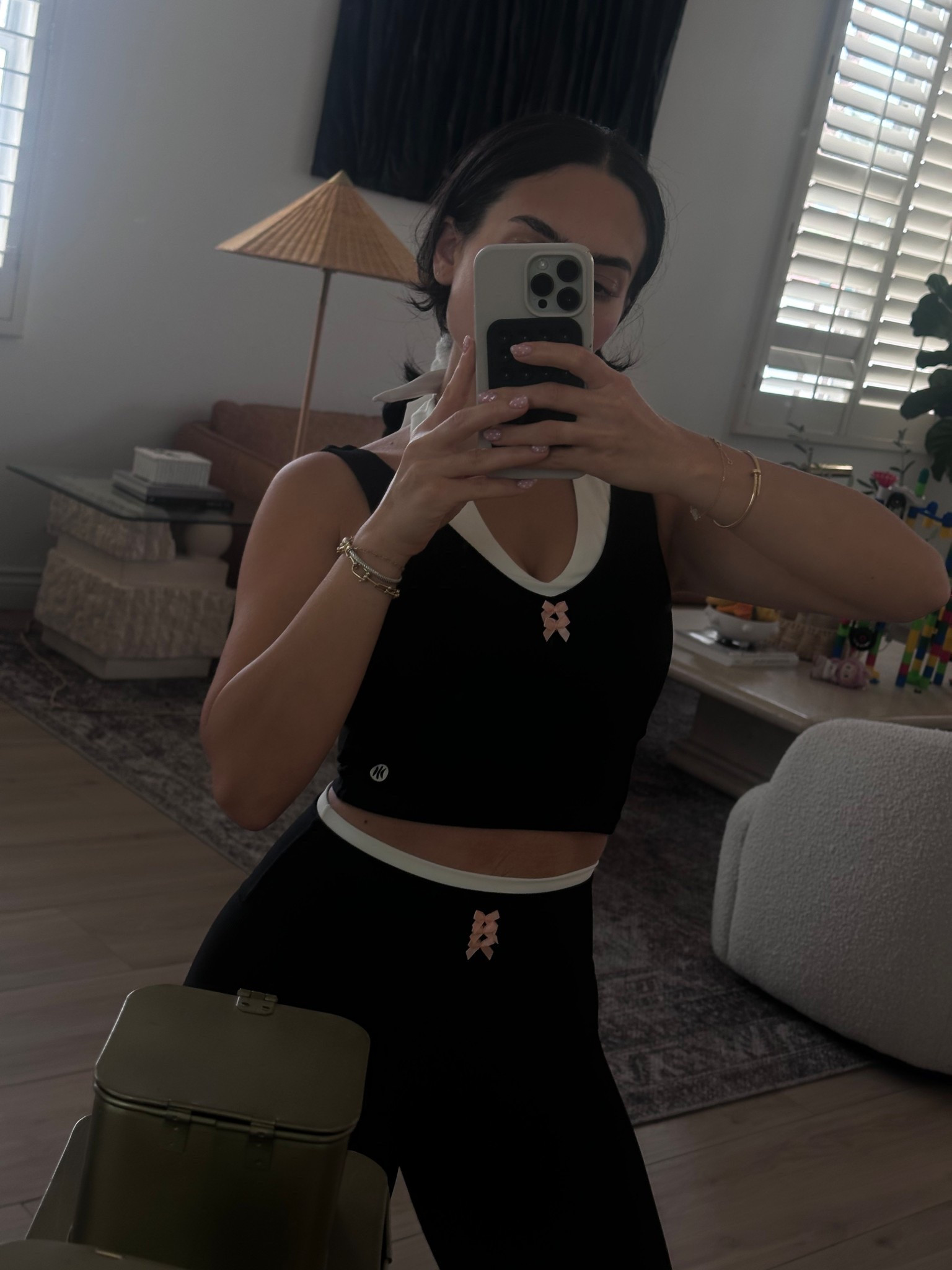 Bow work out set 🎀🩰 

#LTKActive #LTKFindsUnder100