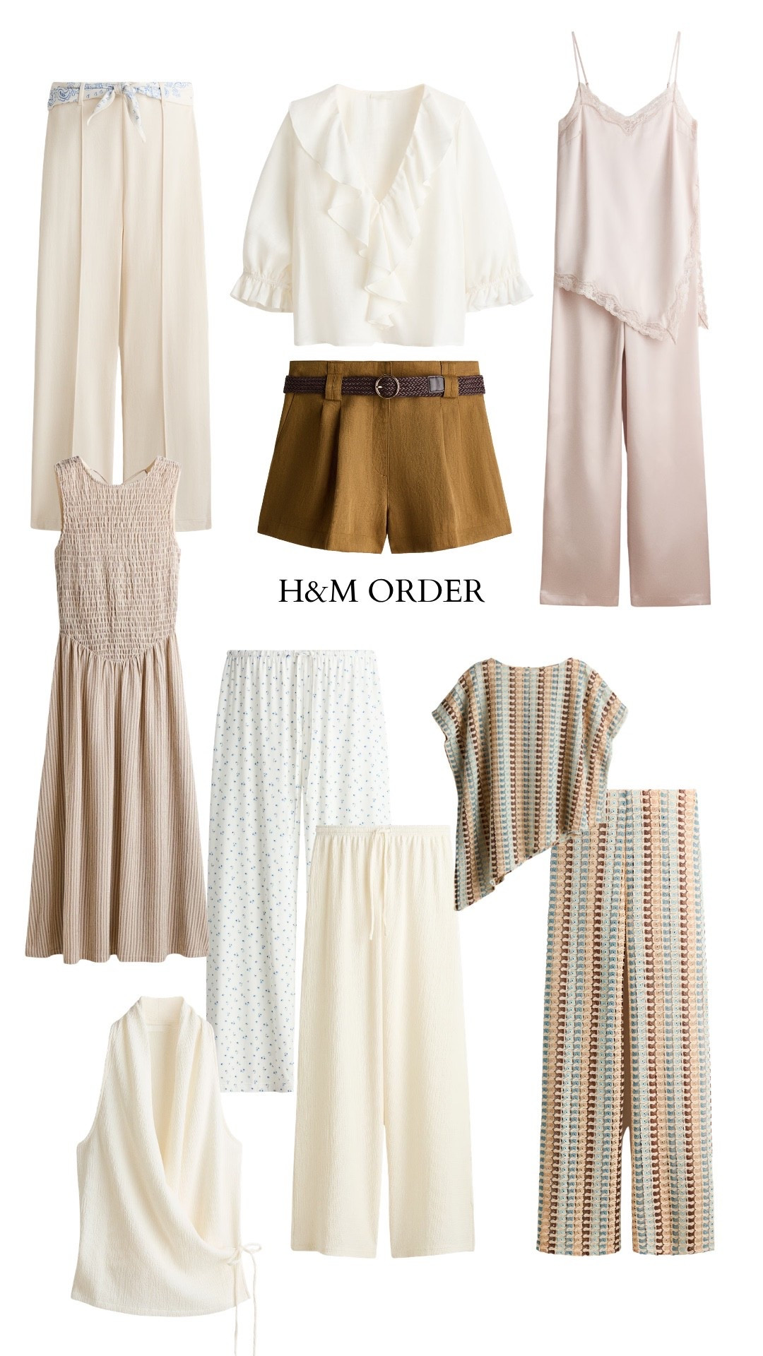 Recent H&M order!! 

h&m l summer l shorts l dress