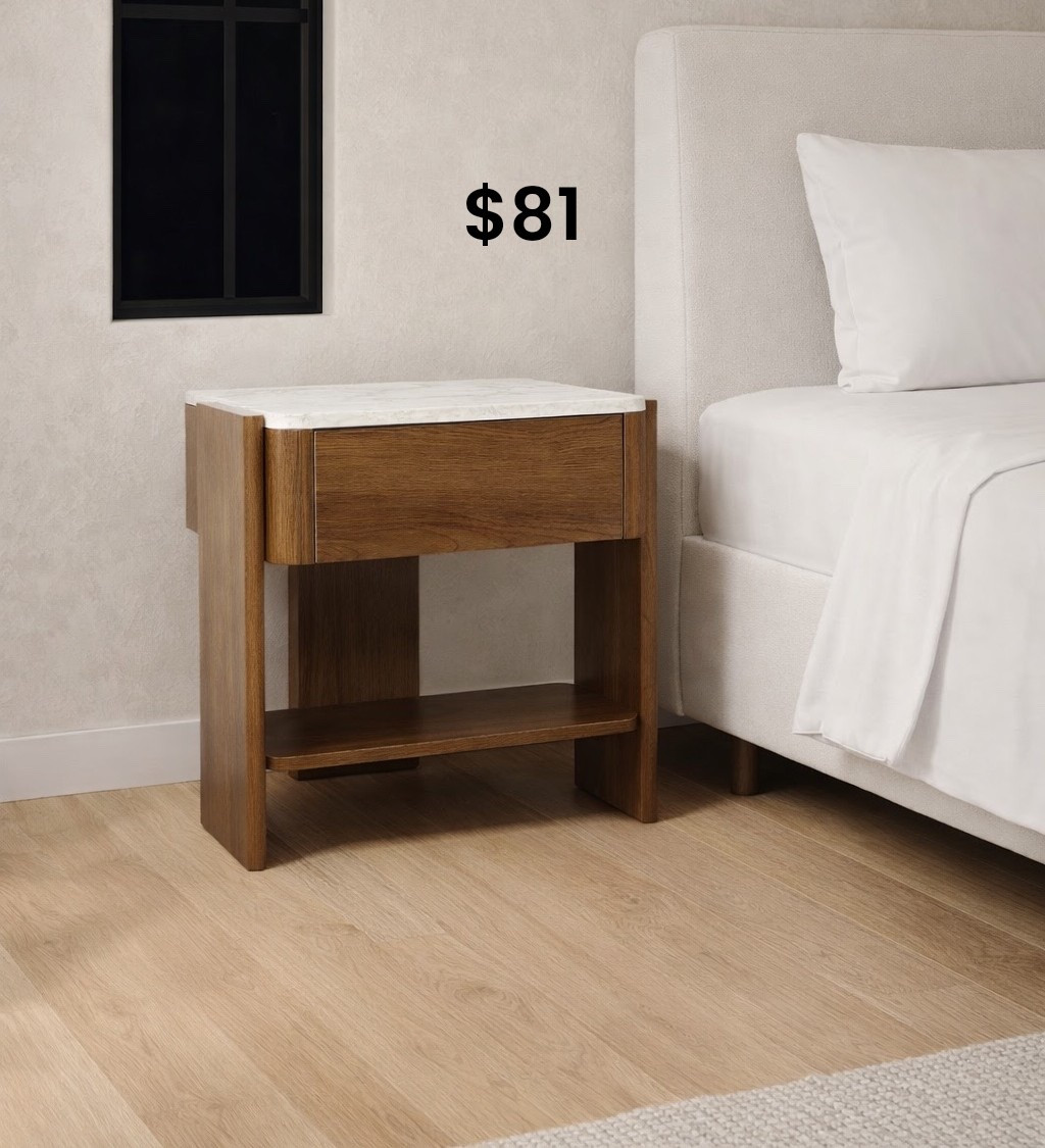 Brand new nightstand!!!!! I cannot believe the price! Such a luxe shape / style 😍

#LTKSaleAlert #LTKHome