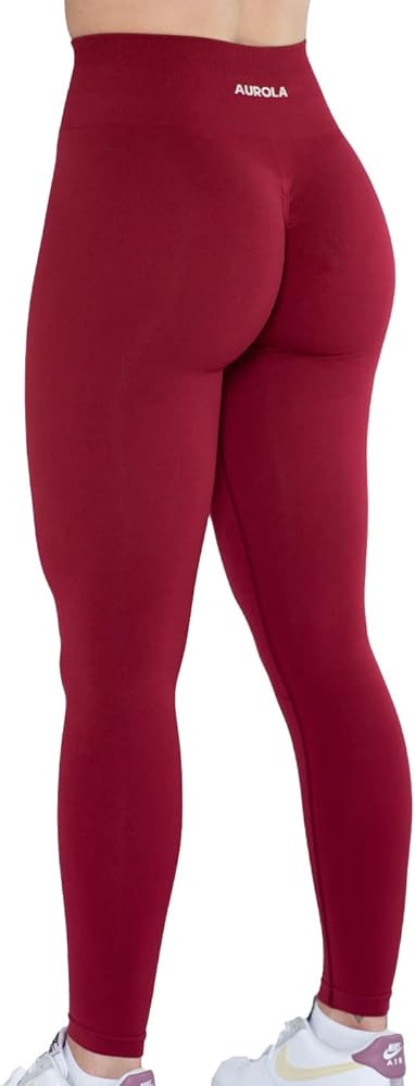 AUROLA Workout Leggings for Women Seamless Scrunch Tights Tummy Control Gym Fitness Girl Sport Ac... | Amazon (US)