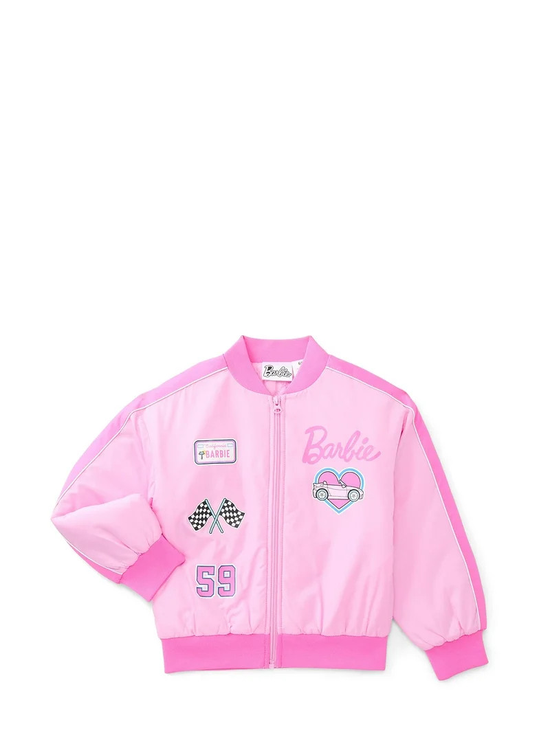 Barbie Girls Bomber Jacket, Sizes XS-L - Walmart.com | Walmart (US)