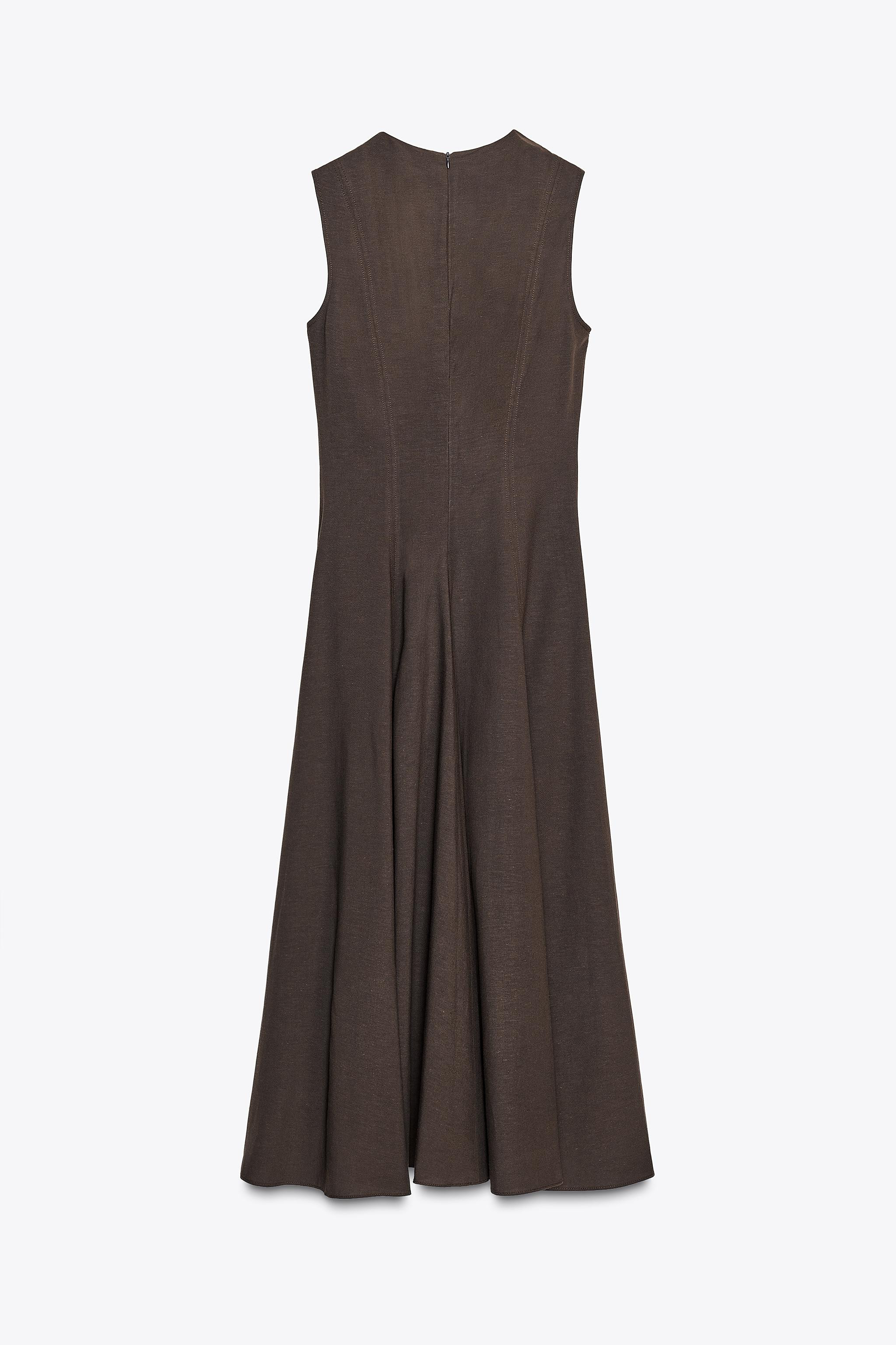 ZW COLLECTION SLEEVELESS MIDI DRESS | Zara UK