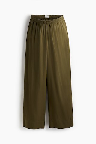 H & M - MAMA Gerade Twillhose - Grün - Damen | H&M (DE, AT, CH, NL, FI)