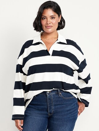 Oversized Rugby Polo | Old Navy (US)