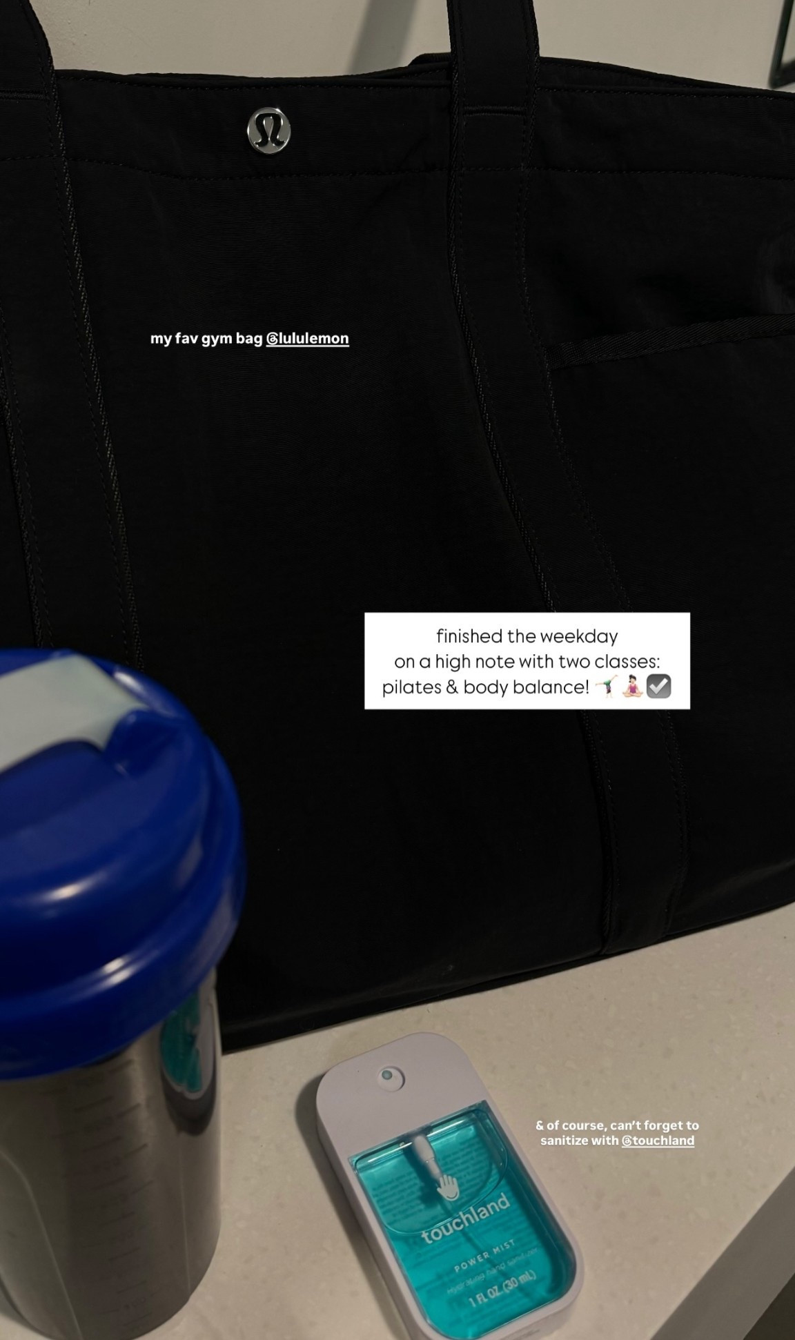 workout essentials 💛 

#LTKcanada #LTKbag #LTKfitness