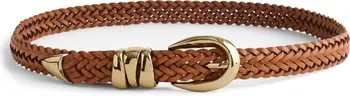 Woven Leather Triple Keeper Belt | Nordstrom