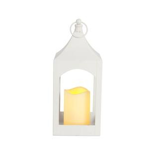 12" White LED Lantern by Ashland® | Michaels Stores