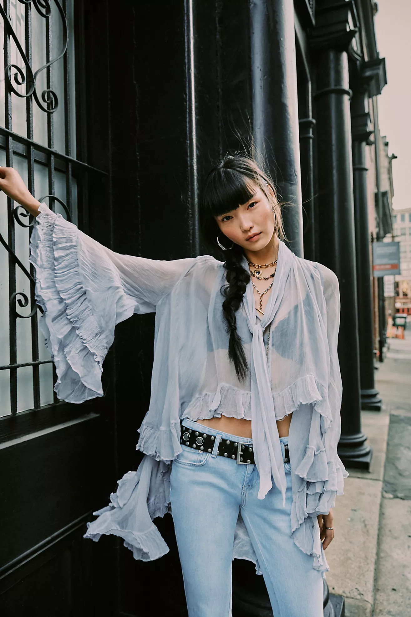 Full Sleeve Frill Top | Free People (Global - UK&FR Excluded)