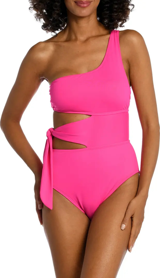 Island Goddess One-Shoulder Cutout One-Piece Swimsuit | Nordstrom