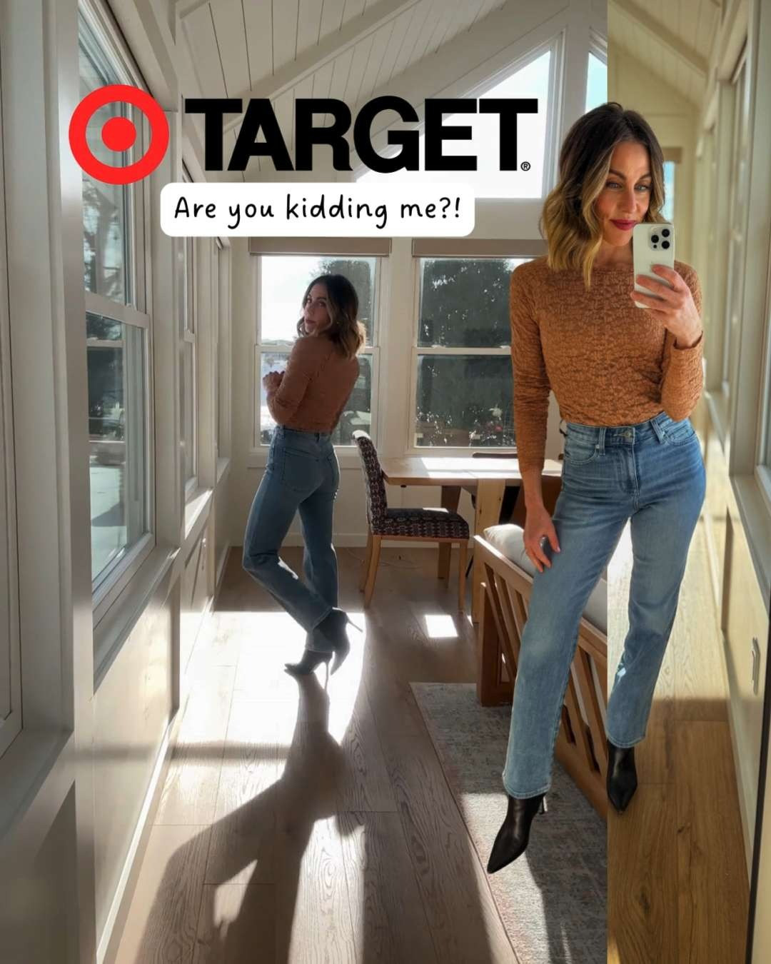 Target nailed it again with these jeans! Perfectly straight-leg and stretchy! Size up one! (I'm in a 2) 

 

#LTKgrwm #LTKootd #LTKOver40