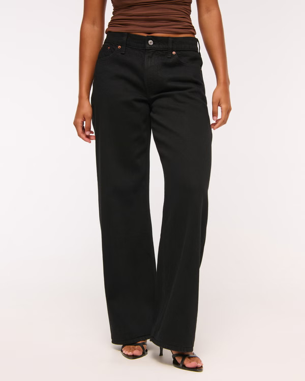 Women's Curve Love Low Rise Ultra Loose Jean | Women's Bottoms | Abercrombie.com | Abercrombie & Fitch (US)