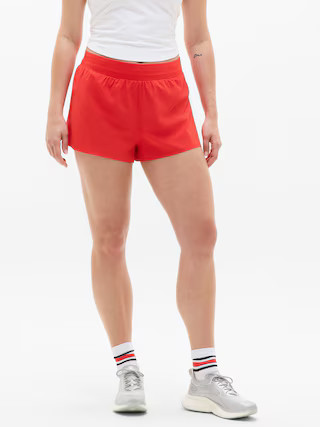 Fast Route Mid Rise 2" Run Short | Athleta