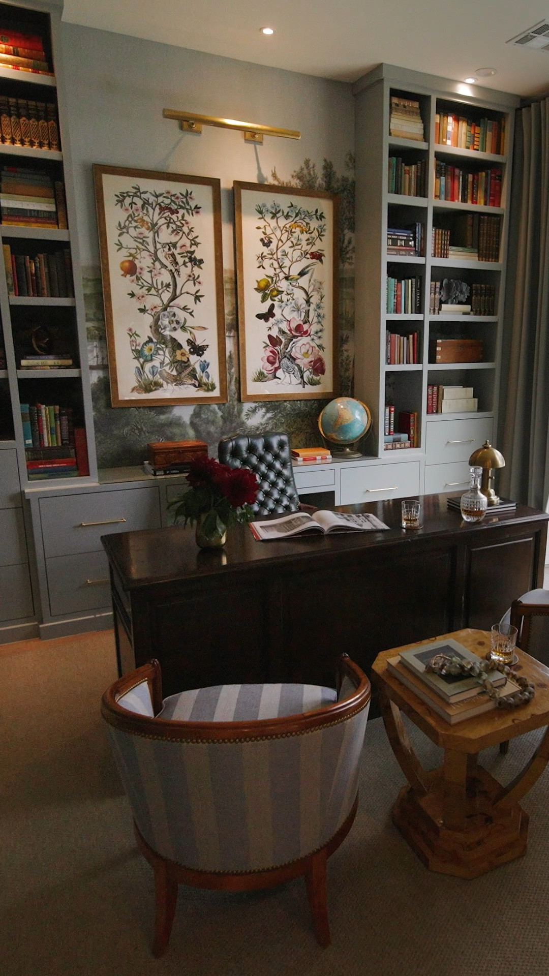 Home Office Design. Study Goals. Work From Home Inspiration. Hidden Bar. Luxury Interior Design. 💻

#LTKhome #LTKFind #LTKSeasonal