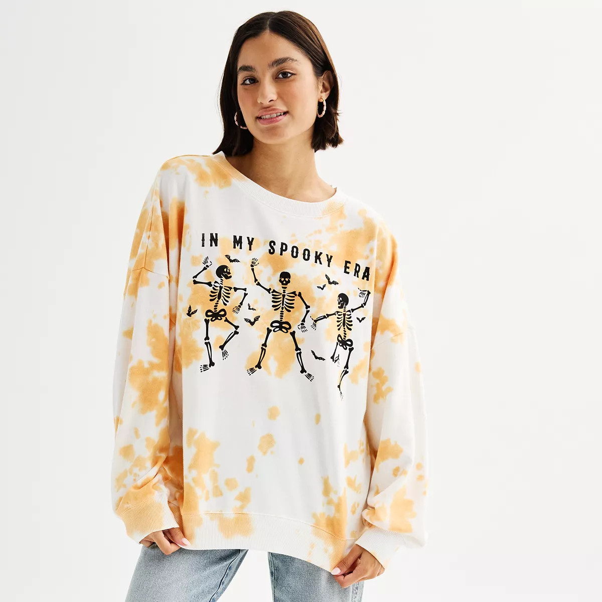 Juniors' Spooky Era Halloween Fleece Graphic Pullover | Kohl's