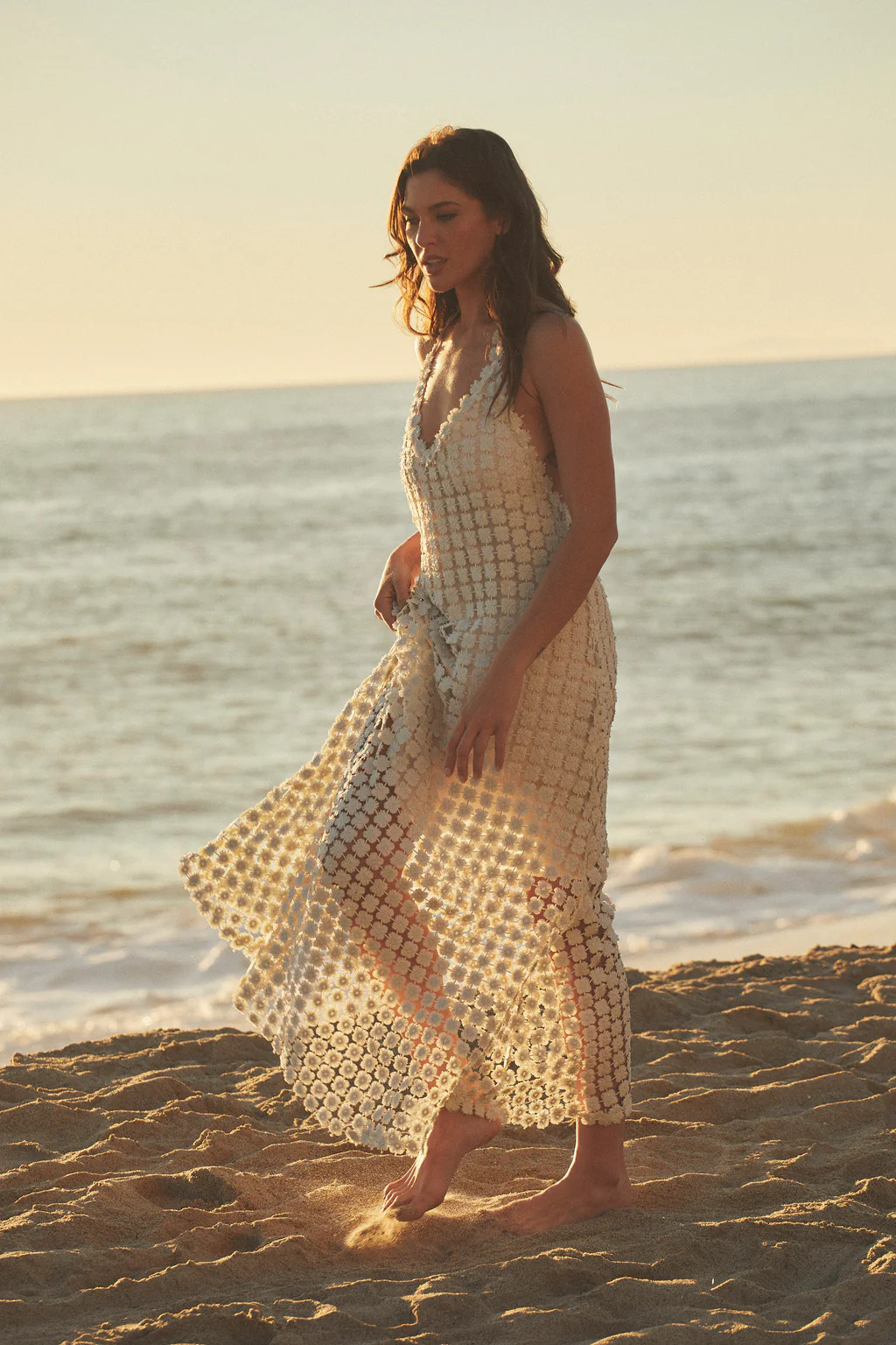 DOTTIE SHIMMER MAXI DRESS | btb Los Angeles