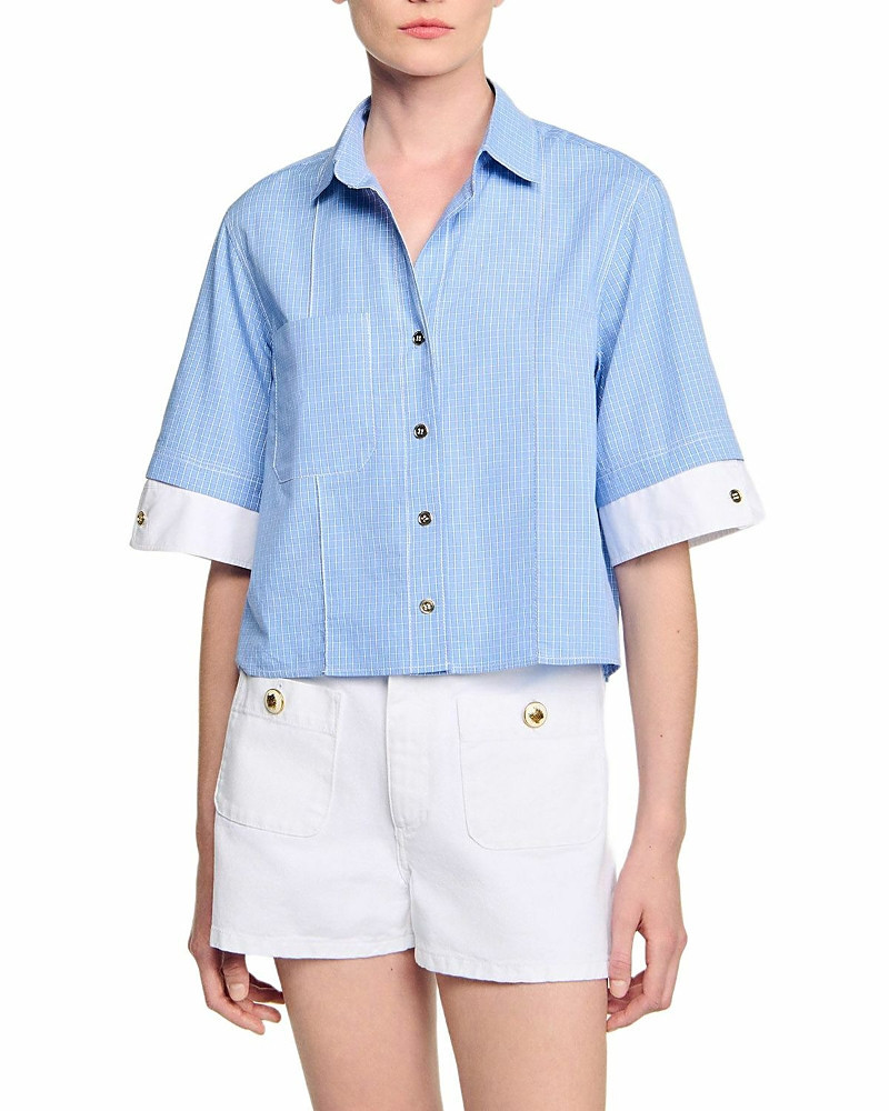 Sandro Denim Shorts | Bloomingdale's (US)