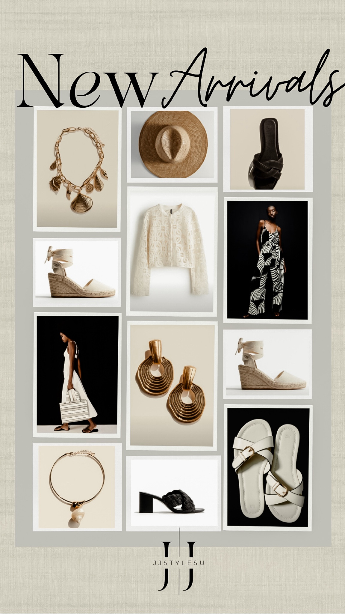 𝒩𝑒𝓌 𝒜𝓇𝓇𝒾𝓋𝒶𝓁𝓈
 Tap the bell above for all your affordable and on trend finds ♡

spring outfit, summer outfit, spring style ootd, gold jewelry, sandals, espadrilles, cardigan, necklace, earrings, jumpsuit 

#LTKSeasonal #LTKstyletip #LTKfindsunder100