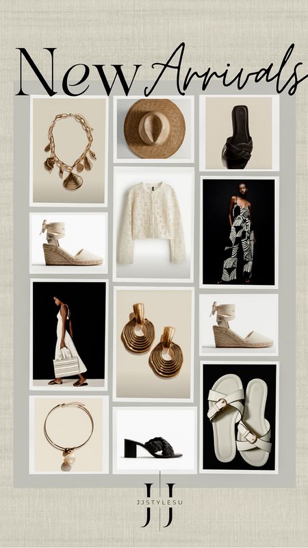 𝒩𝑒𝓌 𝒜𝓇𝓇𝒾𝓋𝒶𝓁𝓈
 Tap the bell above for all your affordable and on trend finds ♡

spring outfit, summer outfit, spring style ootd, gold jewelry, sandals, espadrilles, cardigan, necklace, earrings, jumpsuit 

#LTKSeasonal #LTKstyletip #LTKfindsunder100