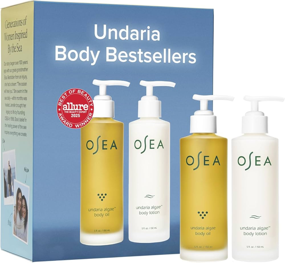 OSEA Undaria Body Bestsellers Full Size Set – Includes Undaria Algae™ Body Oil 5oz & Undaria ... | Amazon (US)