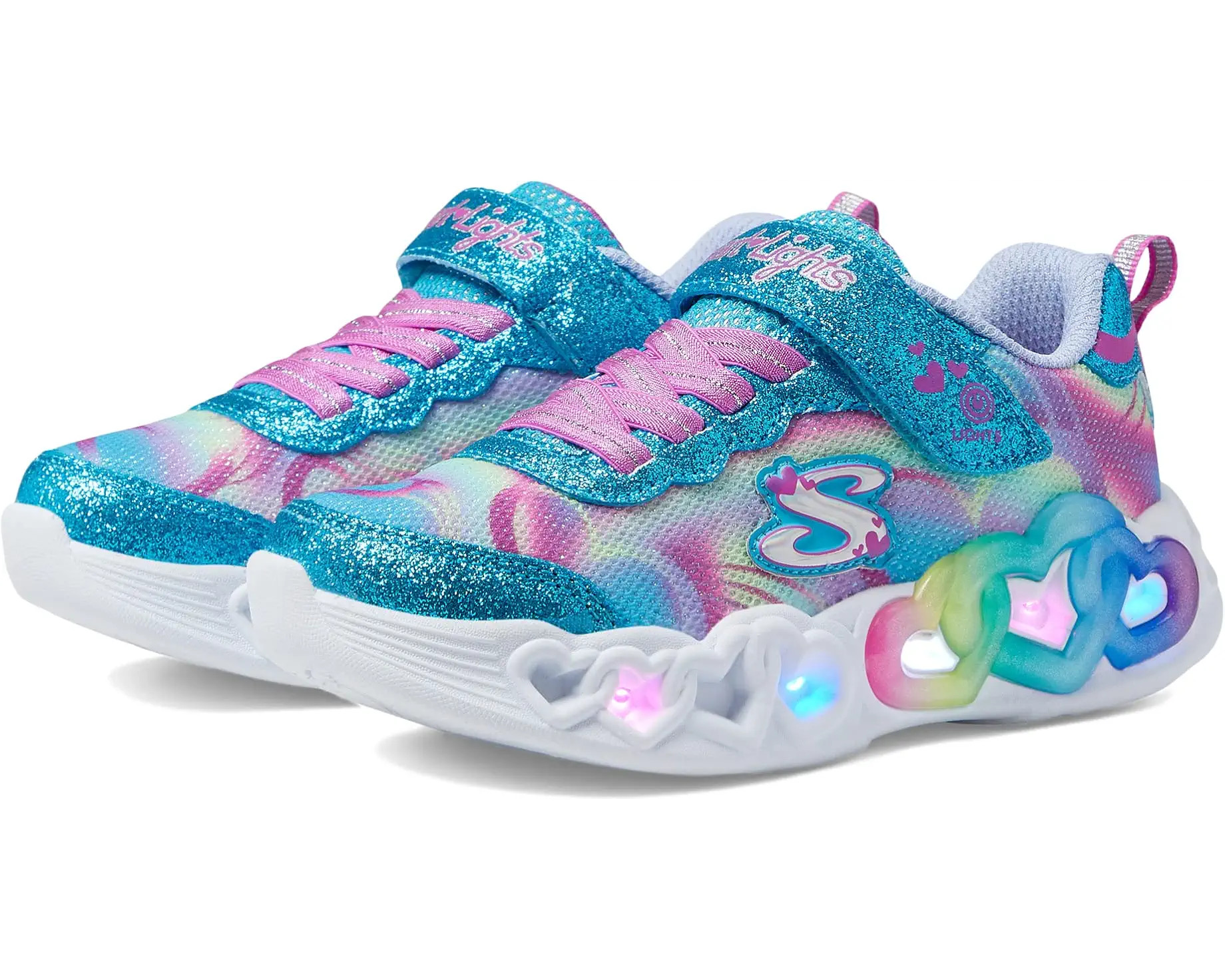 Sport Lighted-Infinite Heart Lights 303750L (Little Kid/Big Kid) | Zappos