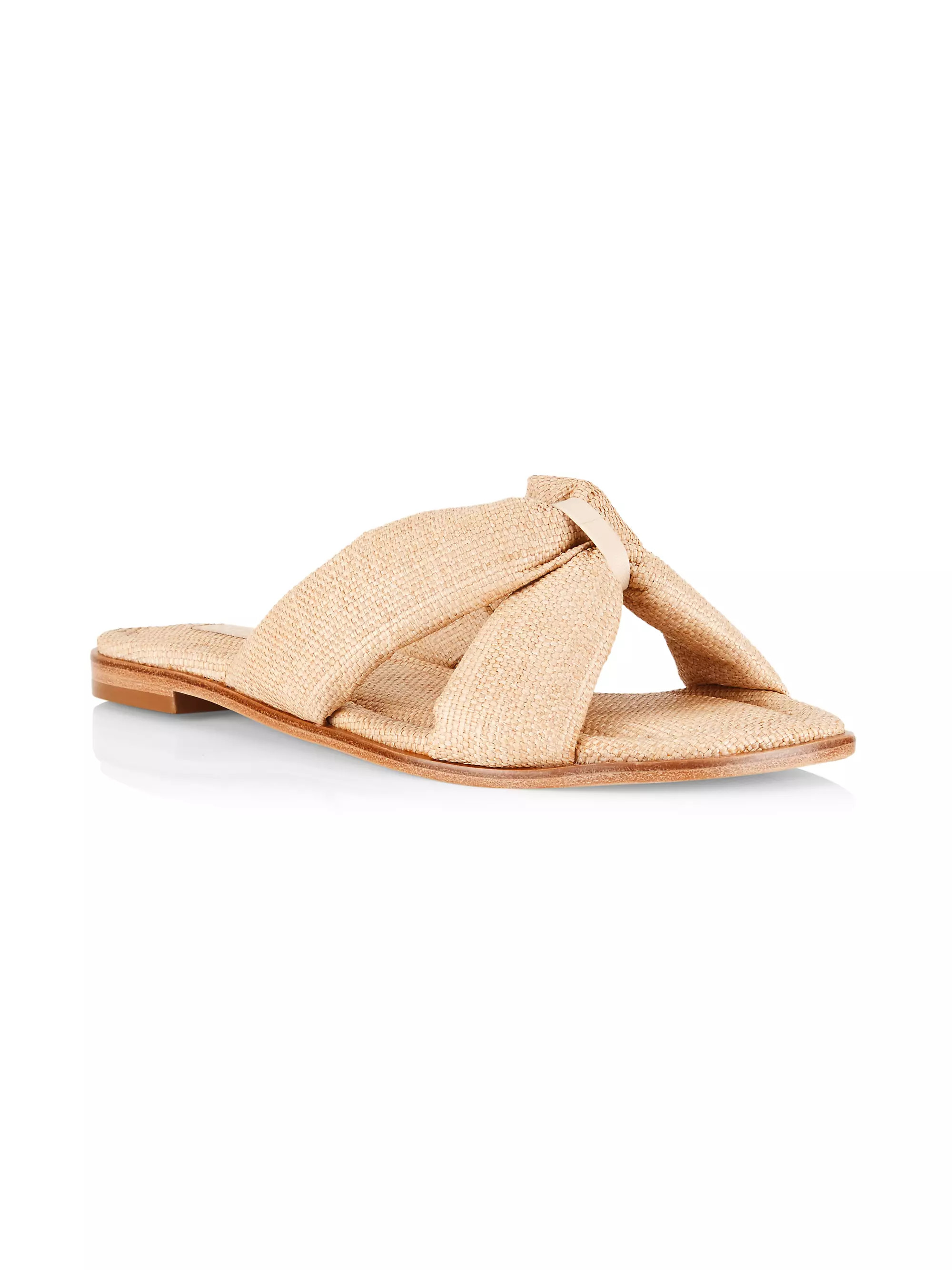 Shop Schutz Fairy Casual Woven Flat Sandals | Saks Fifth Avenue | Saks Fifth Avenue