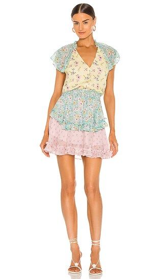 Milly Dress in Willow Garden Mixed Print | Revolve Clothing (Global)