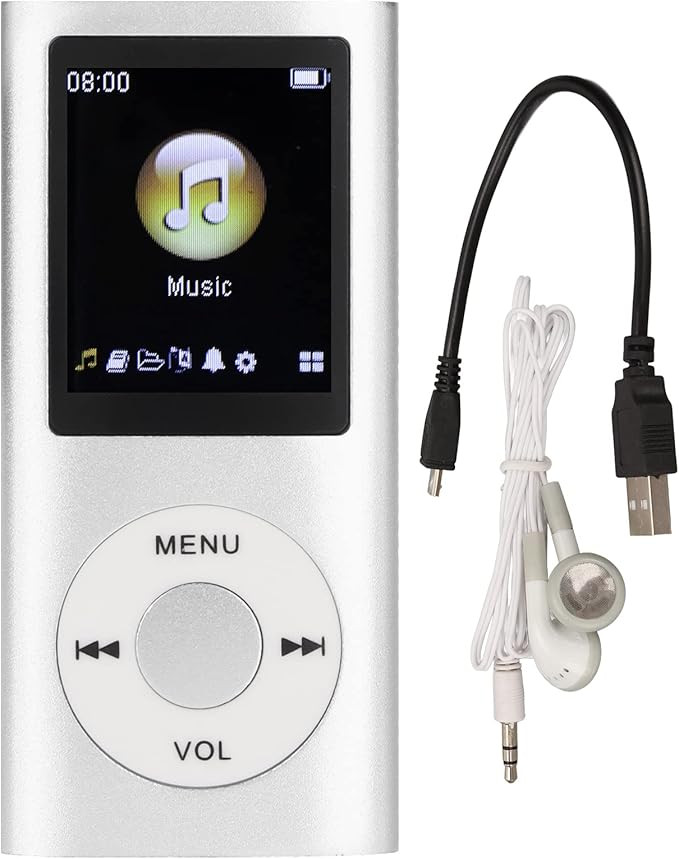 Mini Portable MP3, Stylish Multifunctional Lossless Sound Slim MP3 Music Player, 1.8inch Large LC... | Amazon (US)