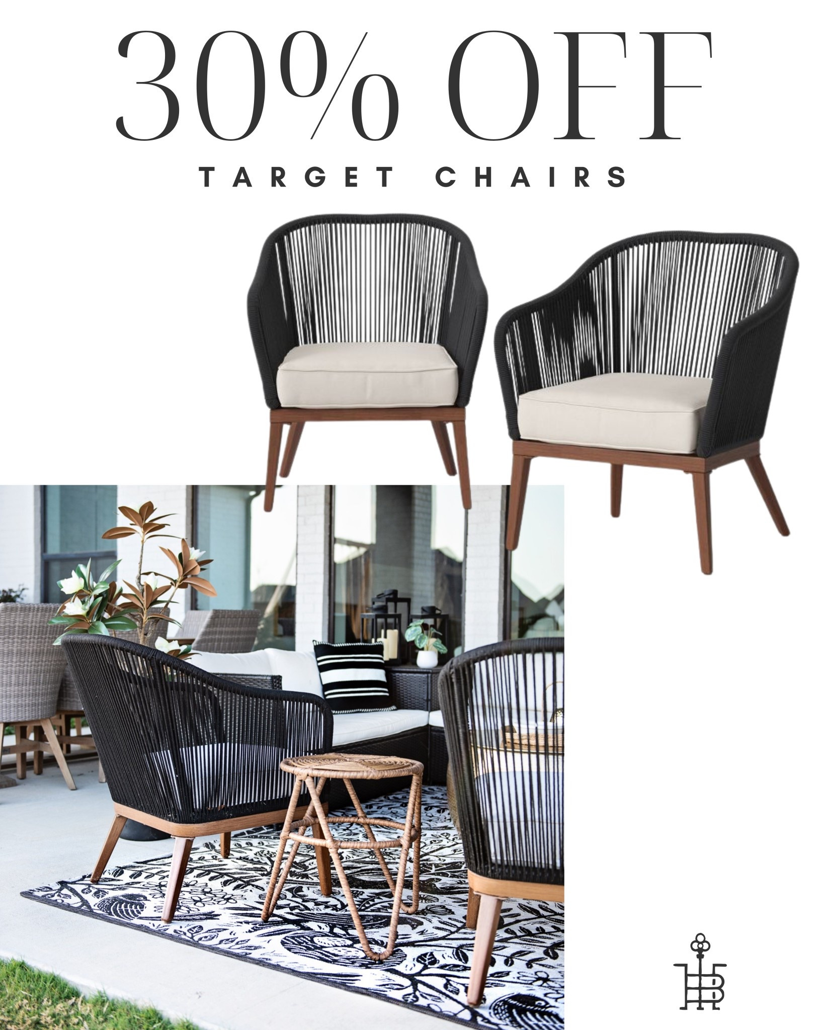 My target patio chairs are 30% off!!


Patio furniture, outdoor furniture, patio chair, target, target home, target find, look for less 

#LTKHome #LTKSeasonal #LTKSaleAlert
