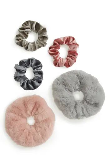 Velvet Scrunchies - Pack of 5 | Nordstrom Rack